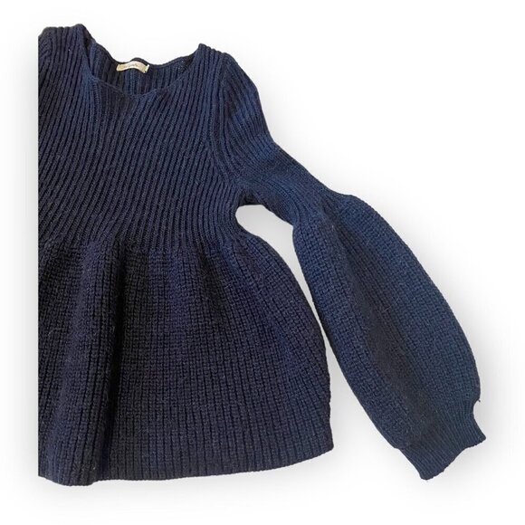 Mes demoiselles North Blue Wool Alpaca blend sweater, Size 3/L - Picture 9 of 11